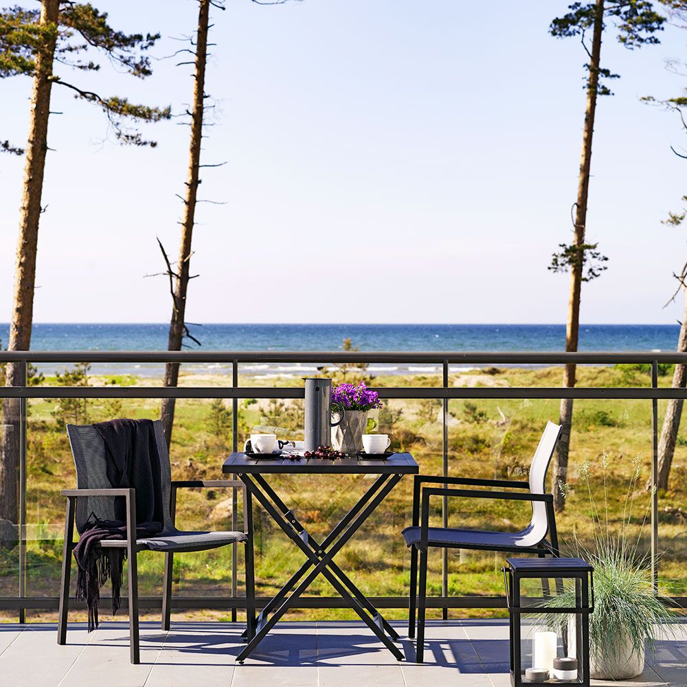 Wilkie fällbord 72x120  cm svart 