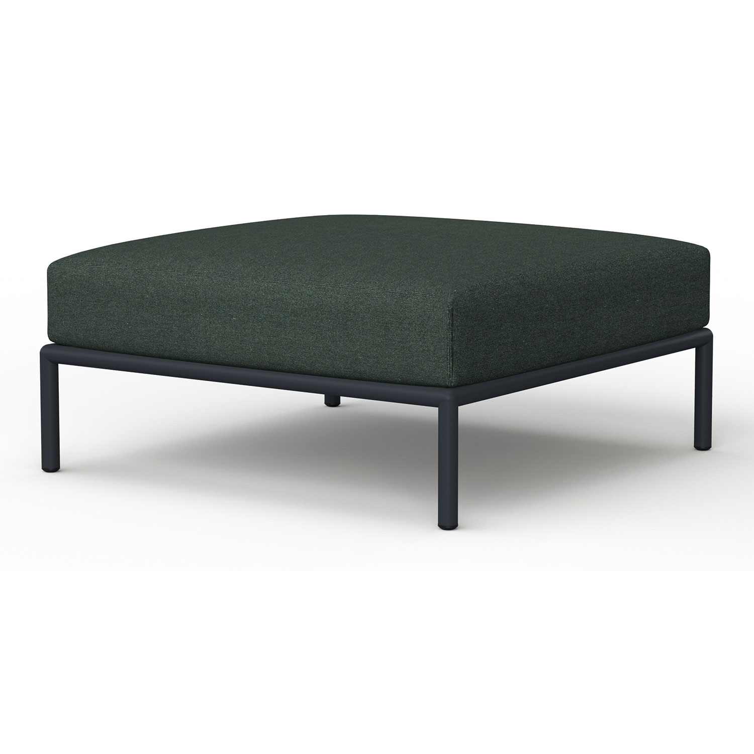 Produktfoto för HOUE - LEVEL / Ottoman - Trädgårdsmöbler - Alpine/Dark Grey - L81 x W81 x H38 x SH38 cm