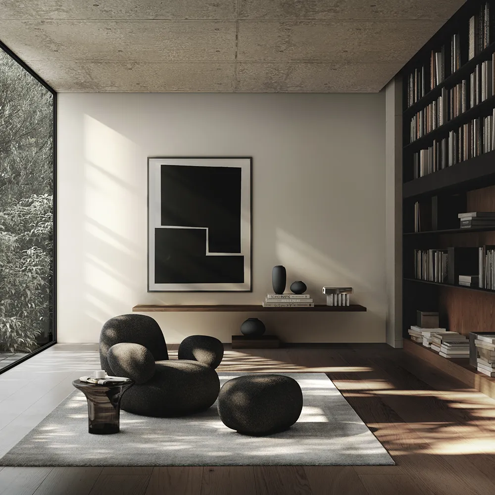 Toe Fåtölj Flat - Deep Taupe