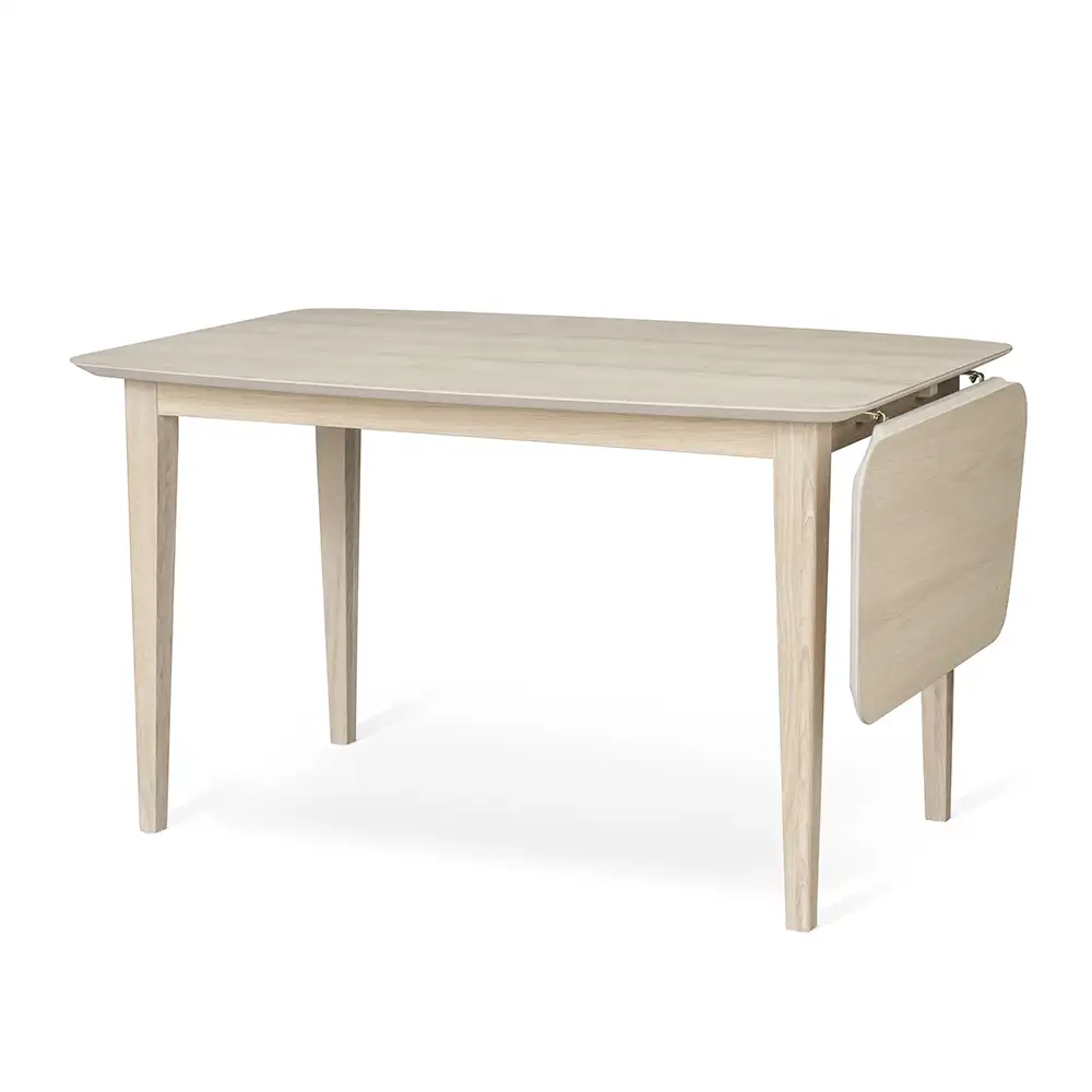 Torkelson, Ella Matbord 125x85 med klaff vitoljad ek