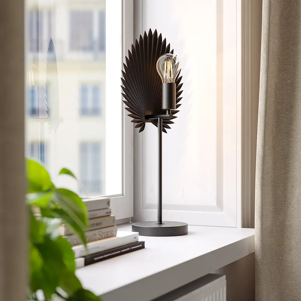 Aruba bordlampa H55cm Matt svart