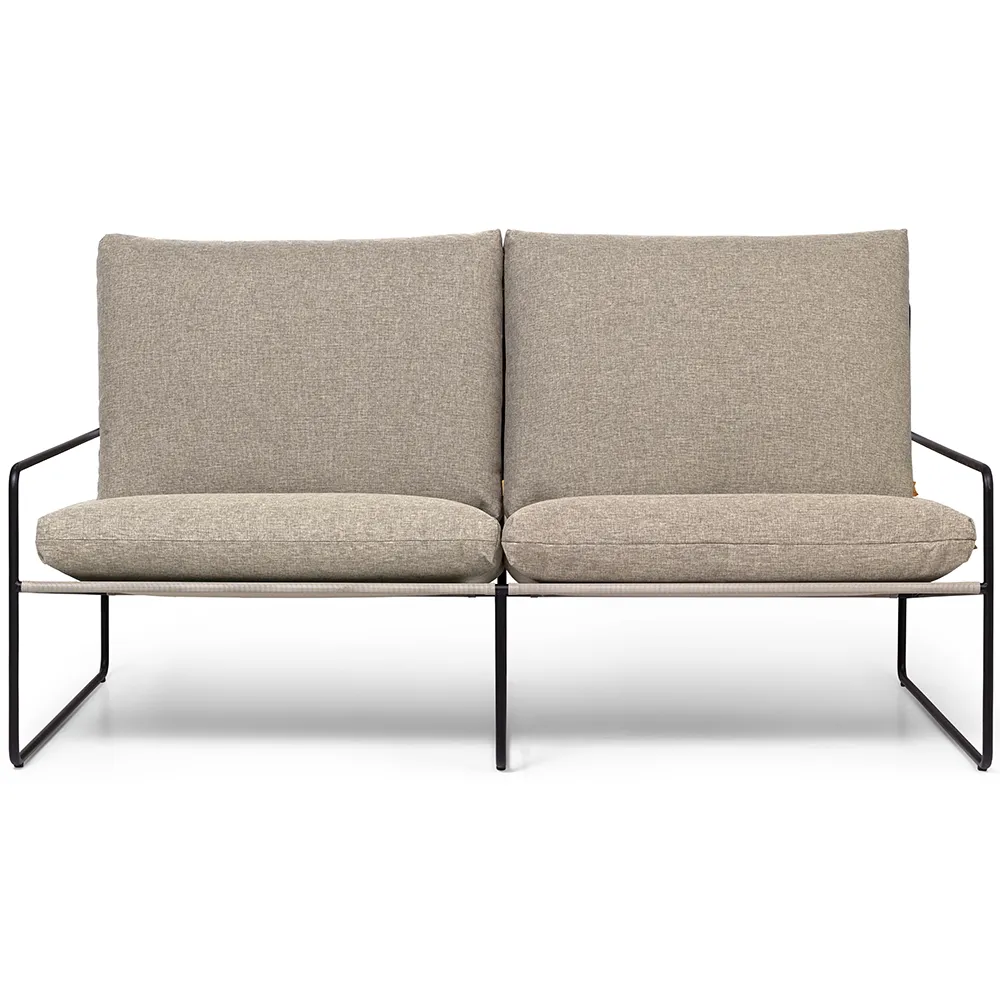 Desert 2-sits soffa Black/Dark Sand