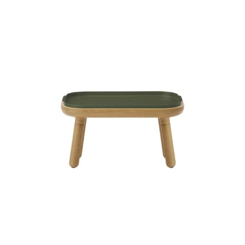 Paff Sidobord Lågt Ek/Olive Green