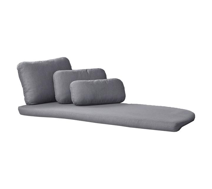 Savannah Daybed Dynset Vänster Grå Sunbrella Natte