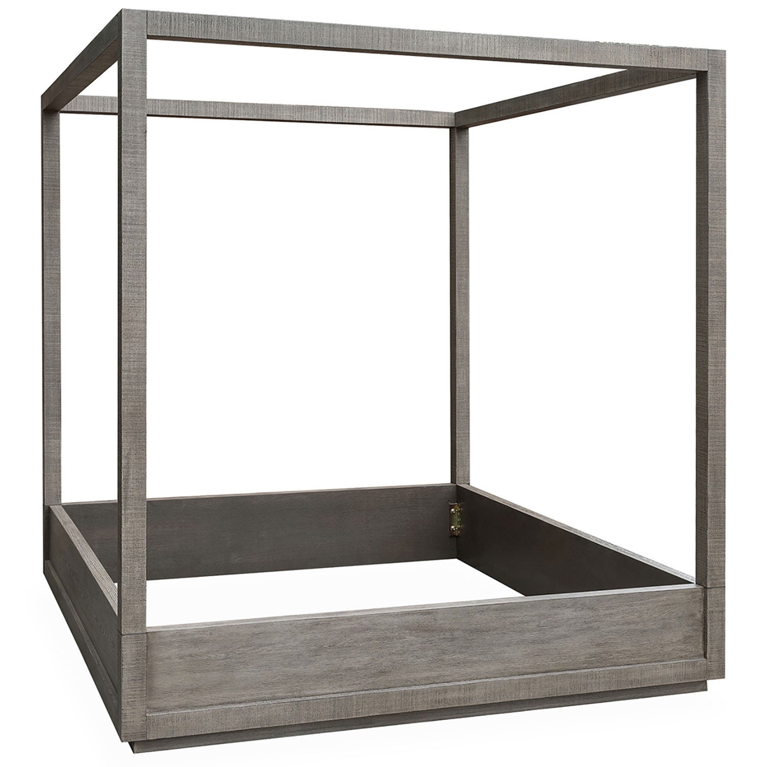 artwood, hunter sängram grå antik ek