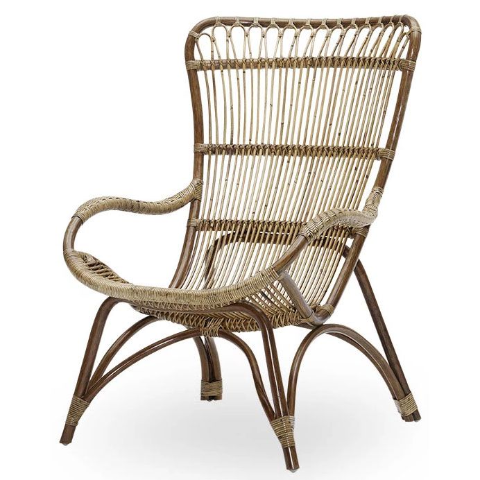 sika design, monet rottingfåtölj antik