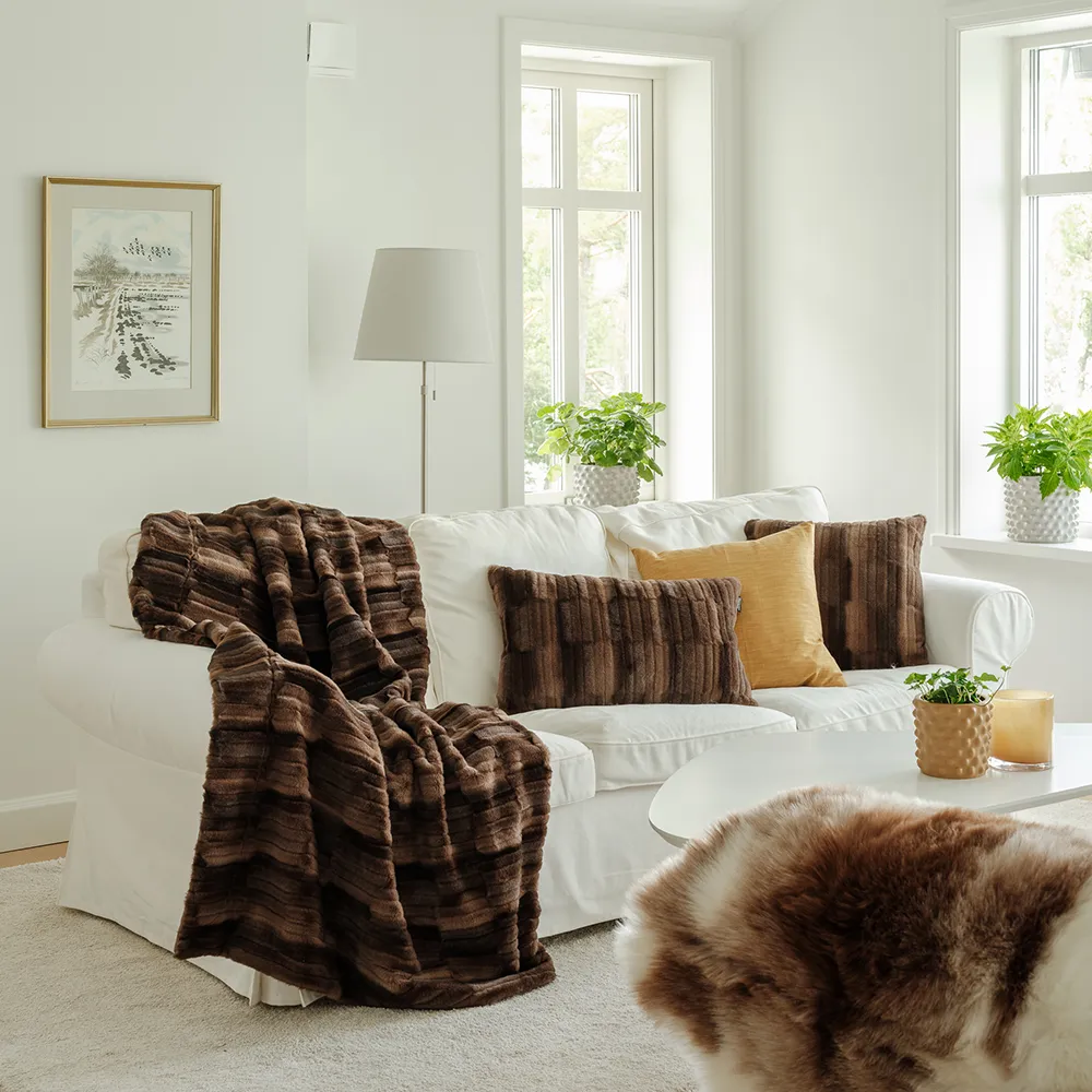 Browny Pläd 120x180 cm Chocolate