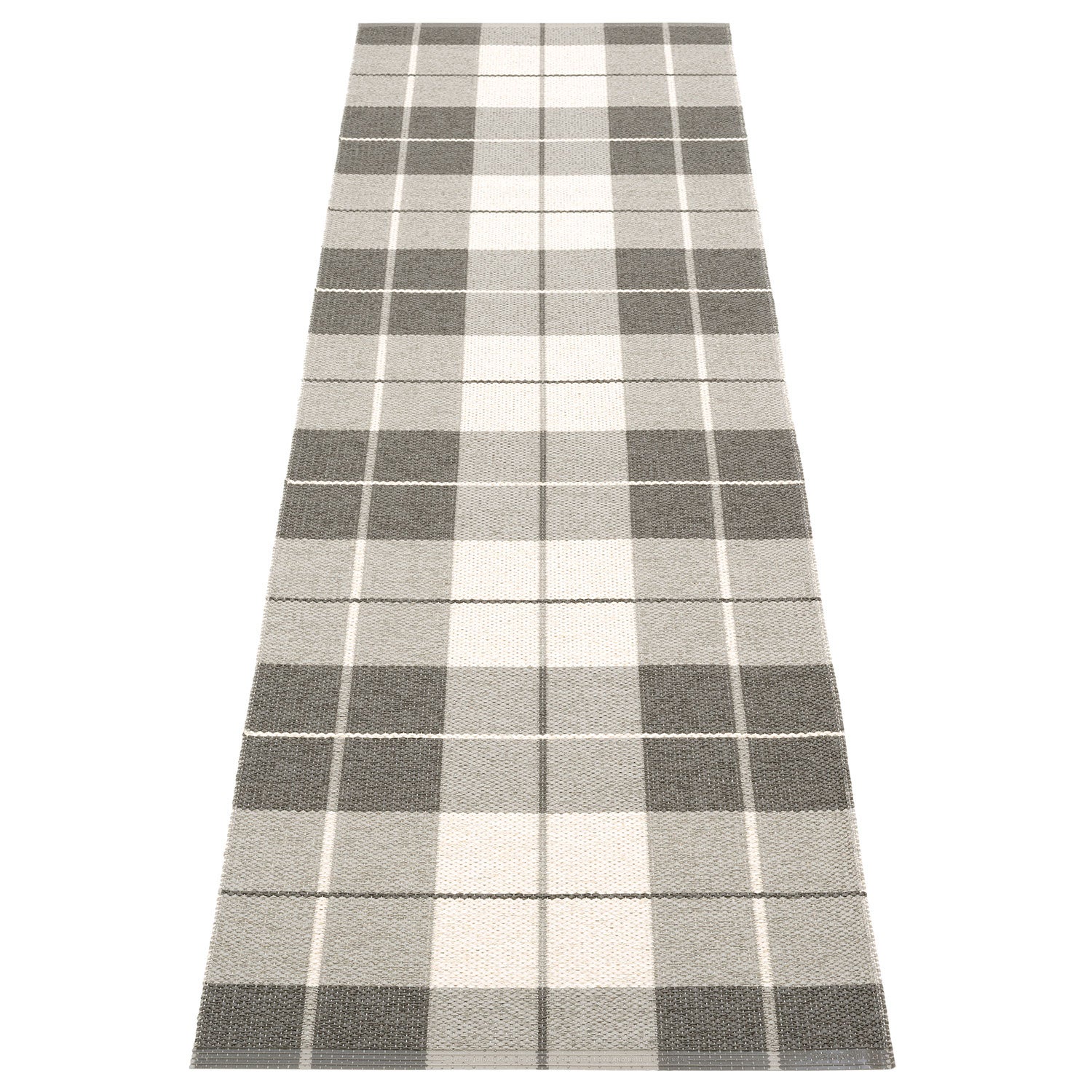 Pappelina, Ed matta 70x240 cm charcoal / warm grey / vanilla