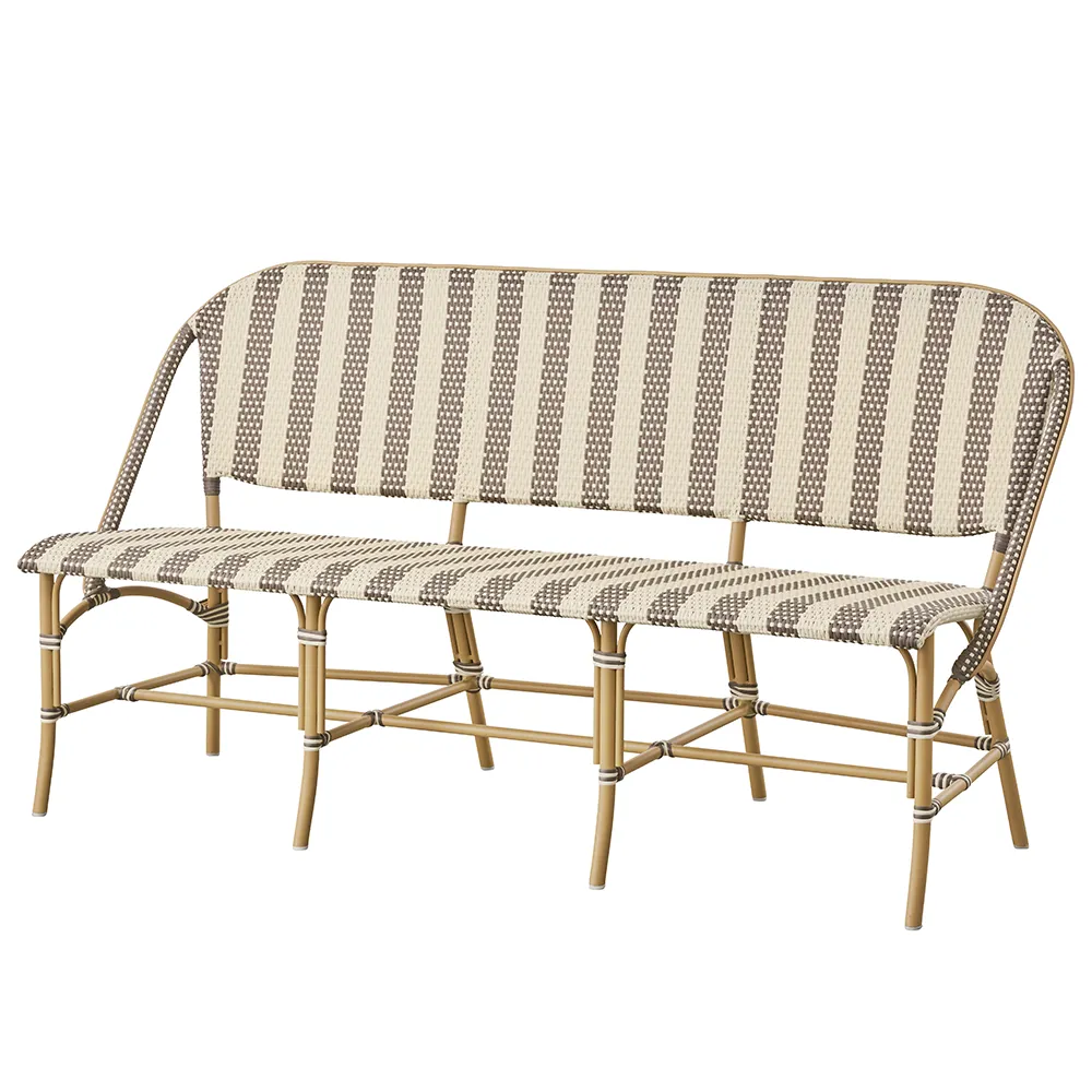 Sofie 3-sits soffa vit/cappucino