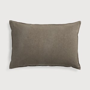 Lin Kuddfodral Grey 60x40 cm