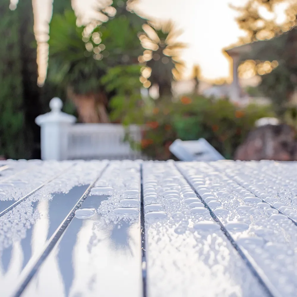 Bord 80X142Cm Höjd 65.5 Vit Alu 