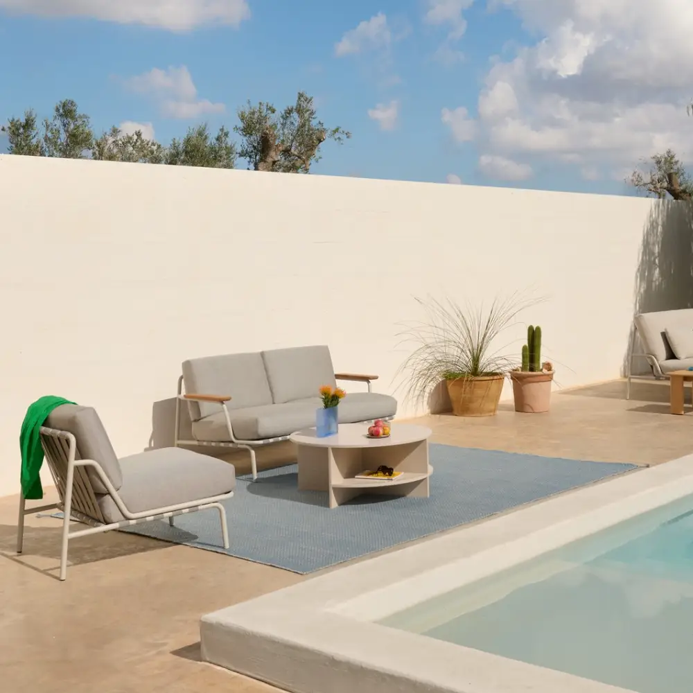 Loungesoffa Settle 2-seater Laze 1/Grey