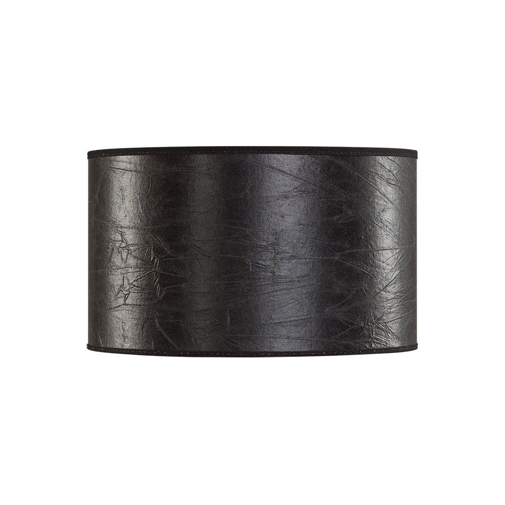 Artwood, Lampskärm Cylinder Small Leather Black