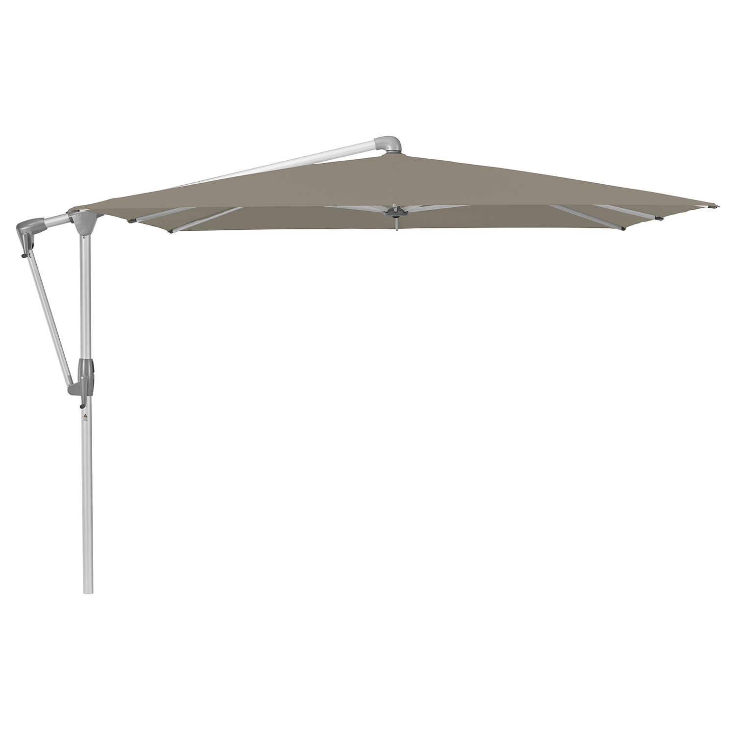 Sunwing Casa frihängande parasoll 300×240 cm kat.4 anodizerad alu / 461 taupe