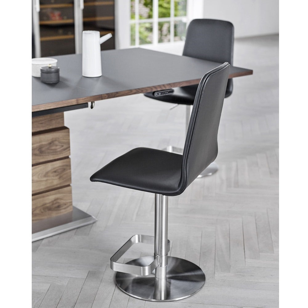 Sm50 stol med läder