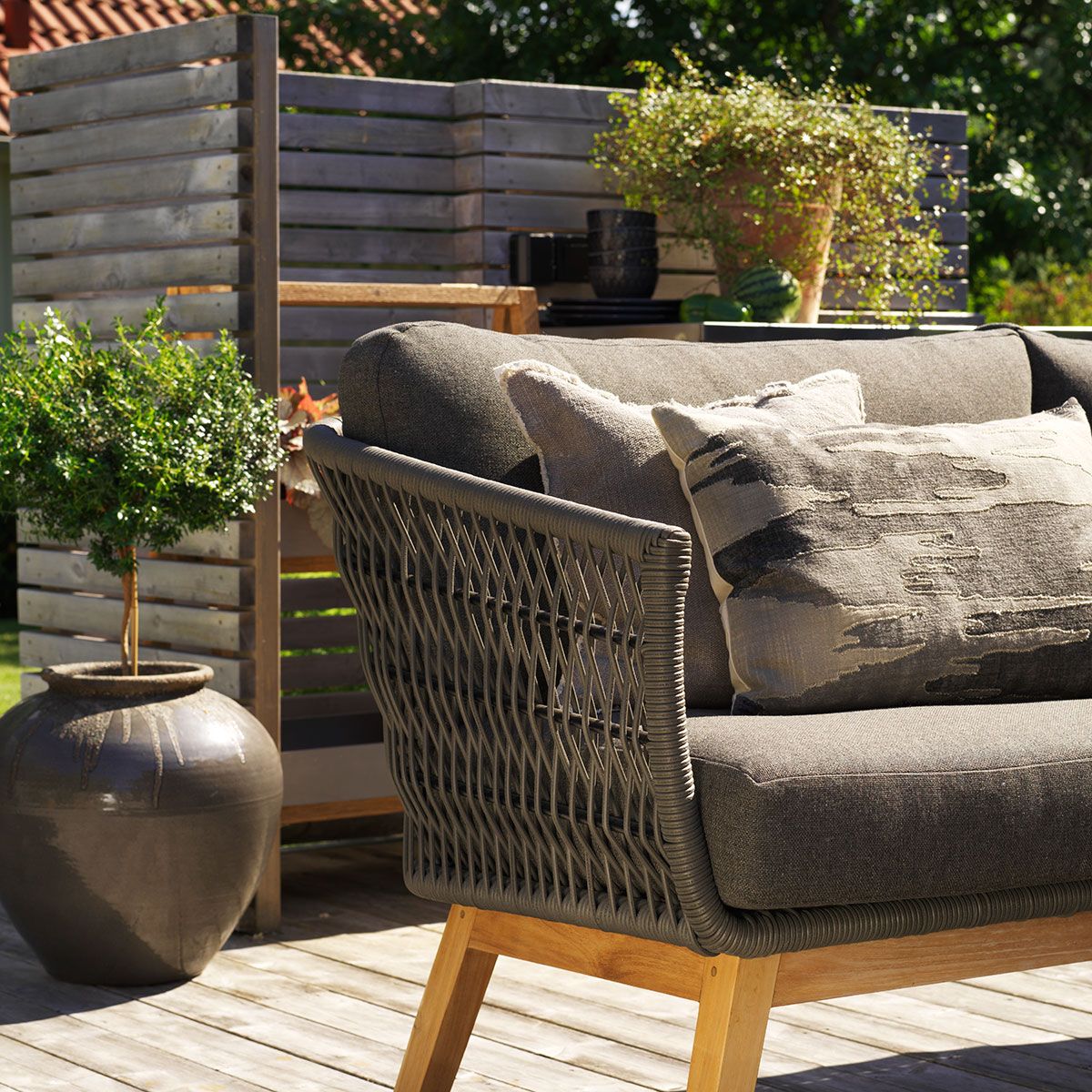 Kenton 3-sitssoffa grå/grå 