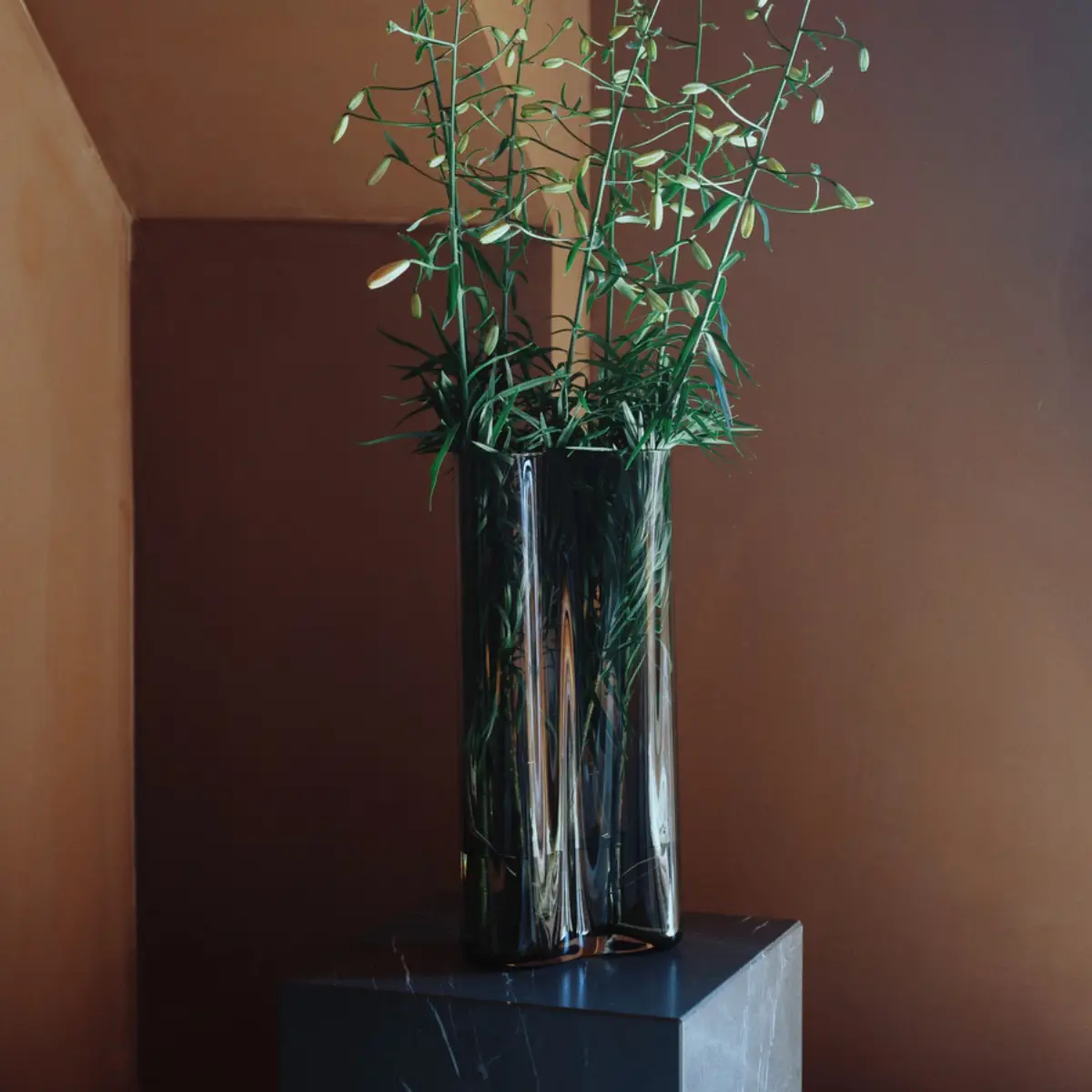 Aer Vase - H33 cm - Smoke
