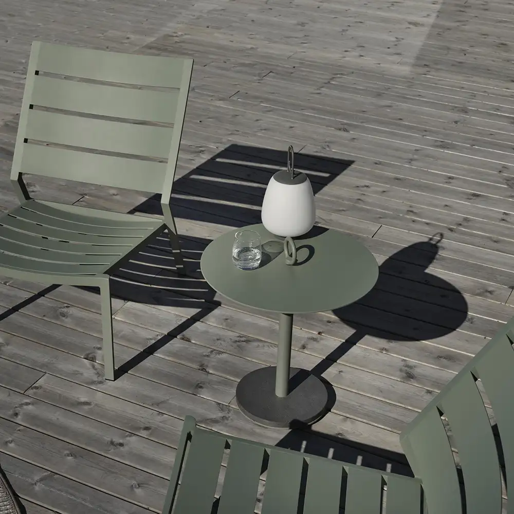 Niobe sidobord 50 cm dusty green 