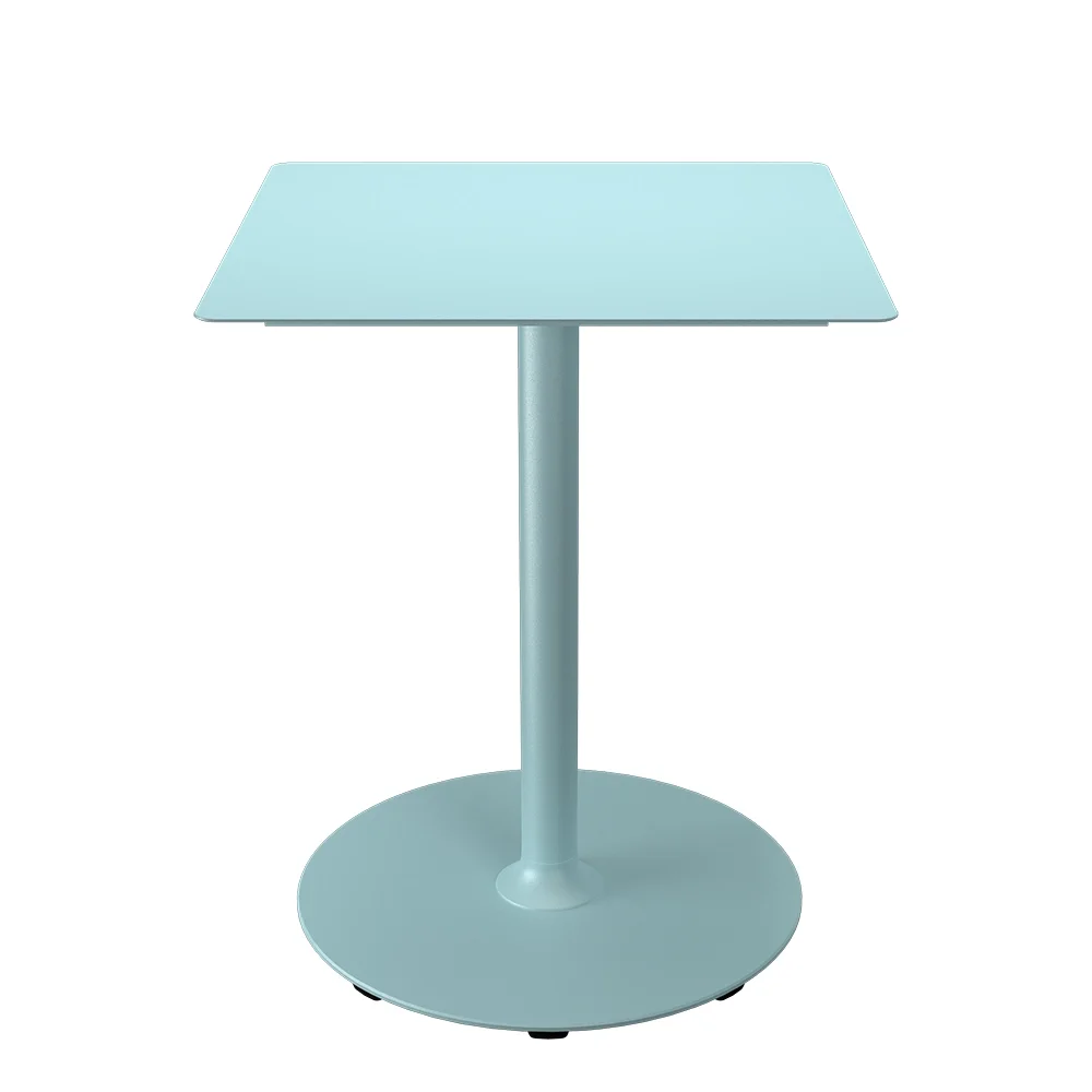 houe, pico cafébord 60x60 cm, rund bas ice blue