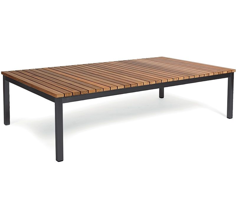 skargaarden, häringe soffbord 85x148cm svart / teak