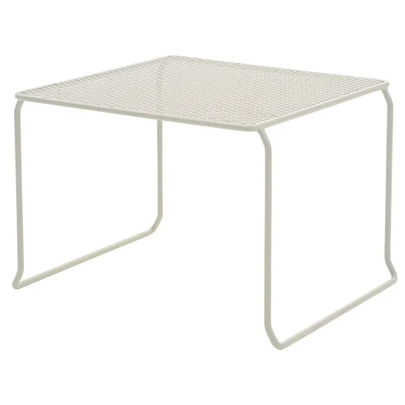 brafab, haru lounge soffbord 54x54 cm pearly white
