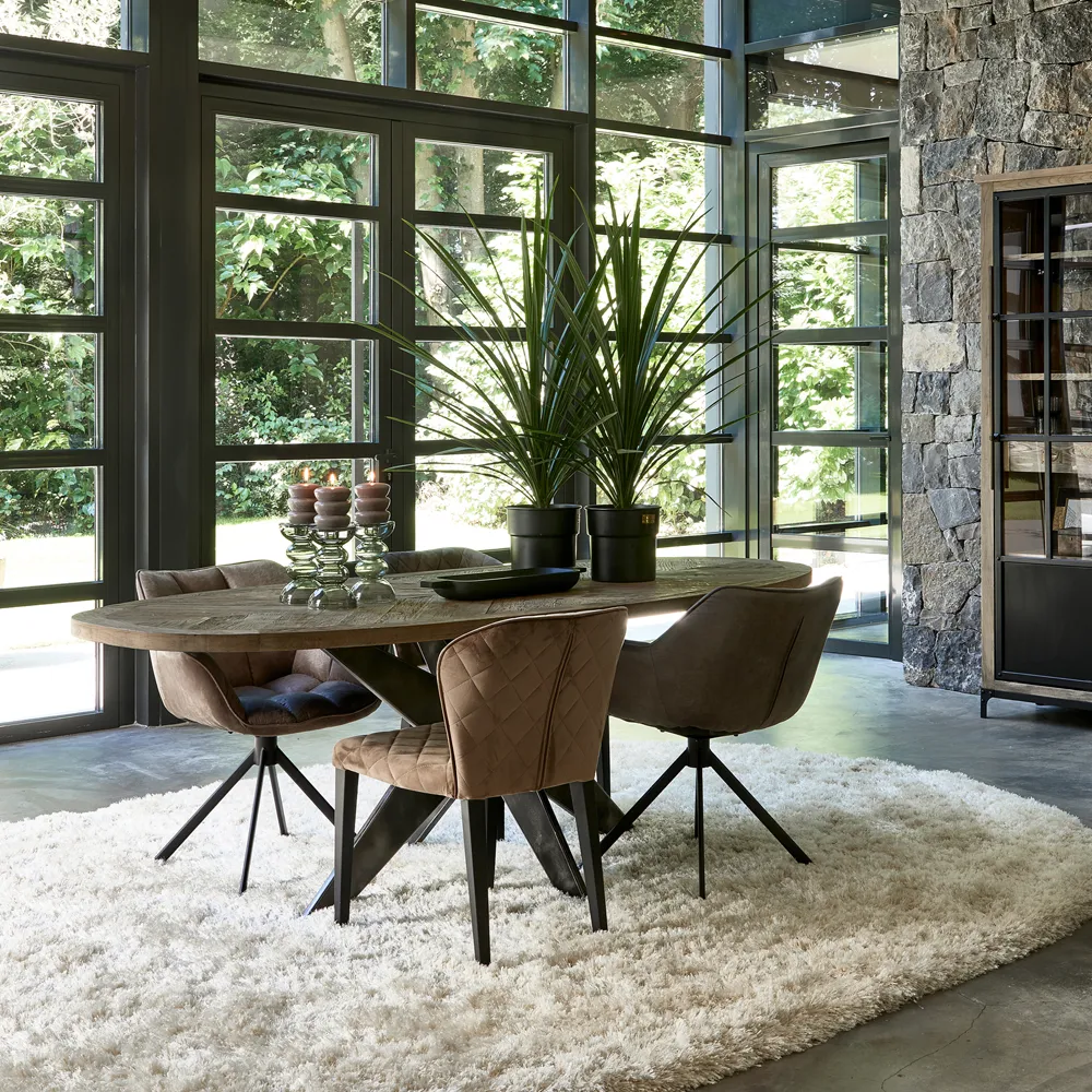 Falcon Crest Ellips Matbord 230x105 cm