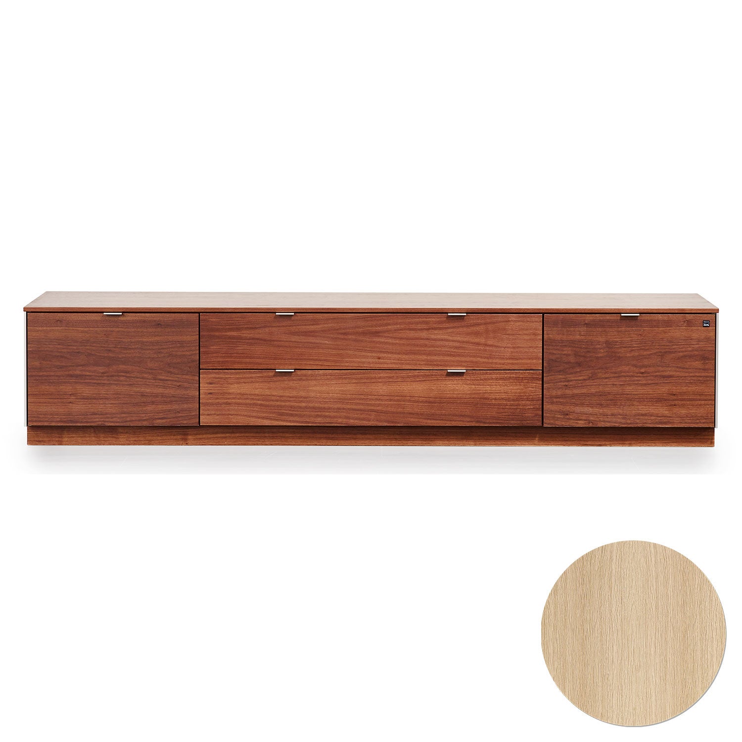 skovby, sm941 tv-bänk ek lack 194x44x40cm