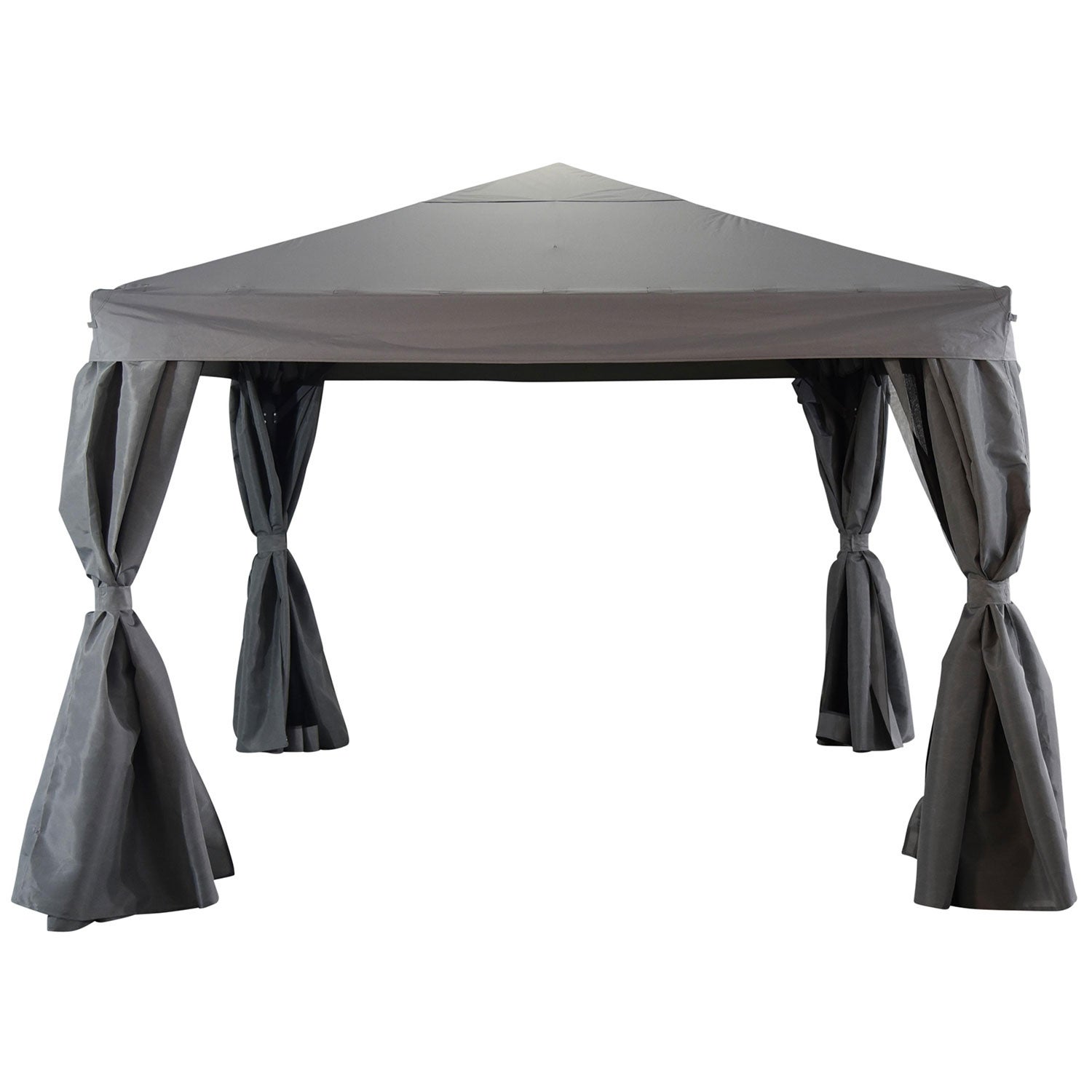 Brafab, Biella paviljong 300x300 antracit/grå aluminium