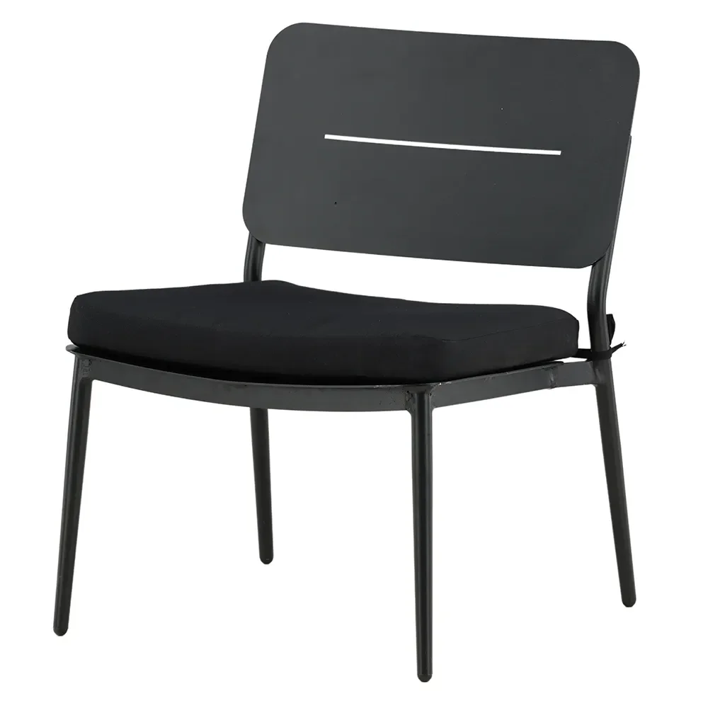 venture design, lina fåtölj svart 2-pack