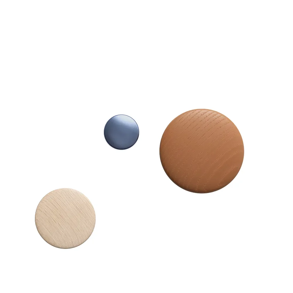 Dots Wood Ø6,5 cm - Oak