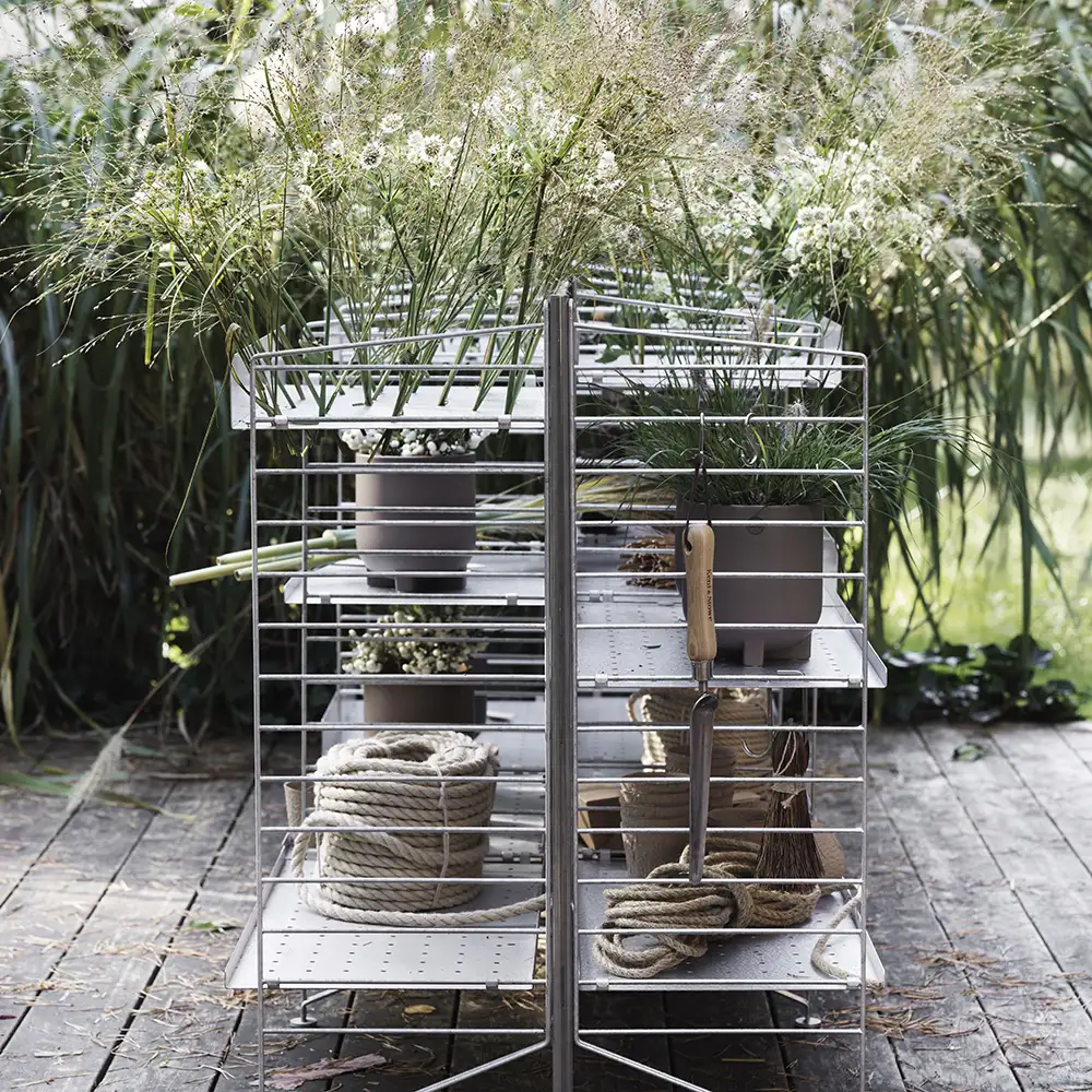 Golvgavel 85x30 cm Galvaniserad