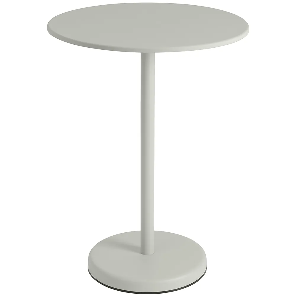 muuto, linear steel barbord ø70 h: 95 cm grey