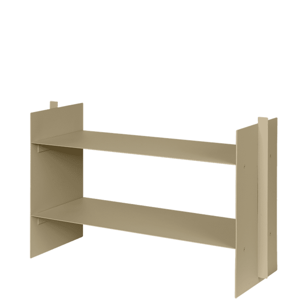 Produktfoto för Ferm Living - Lager Low Rack - Hyllor - Cashmere - W77 x D28 x H26 CM