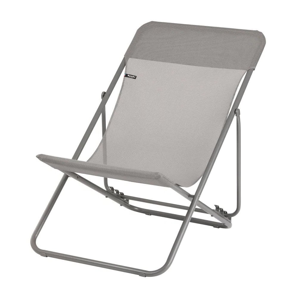 lafuma, vikbar solstol beige