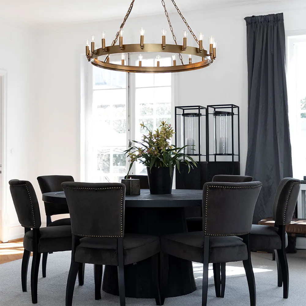 Taklampa Crown 105 Cm old brass