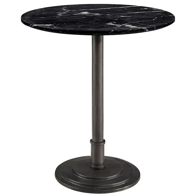 Artwood Matteo cafébord svart marmor Ø70  cm