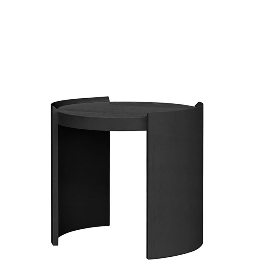 artwood, oakland sidobord ø55 cm svart