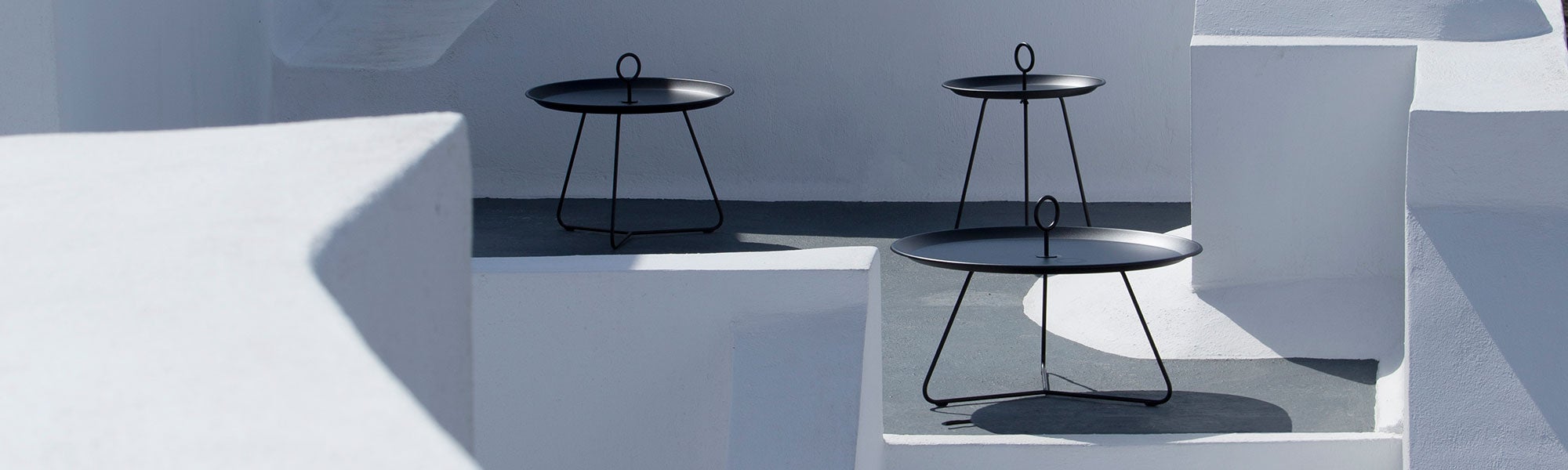 Eyelet sidobord 45 cm Midnight blue 