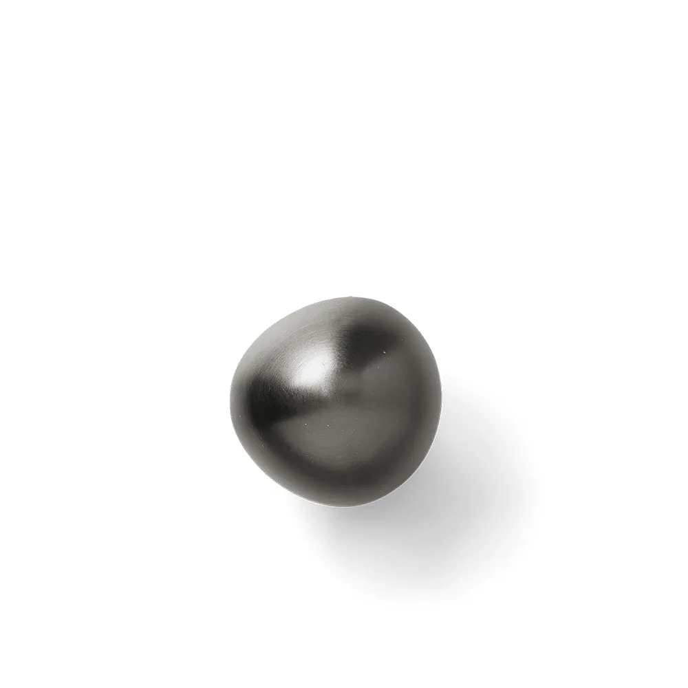 Produktfoto för Ferm Living - Mushroom Hook - Krokar - Black Brass - W3,8 x H3,8 x D3,5 cm