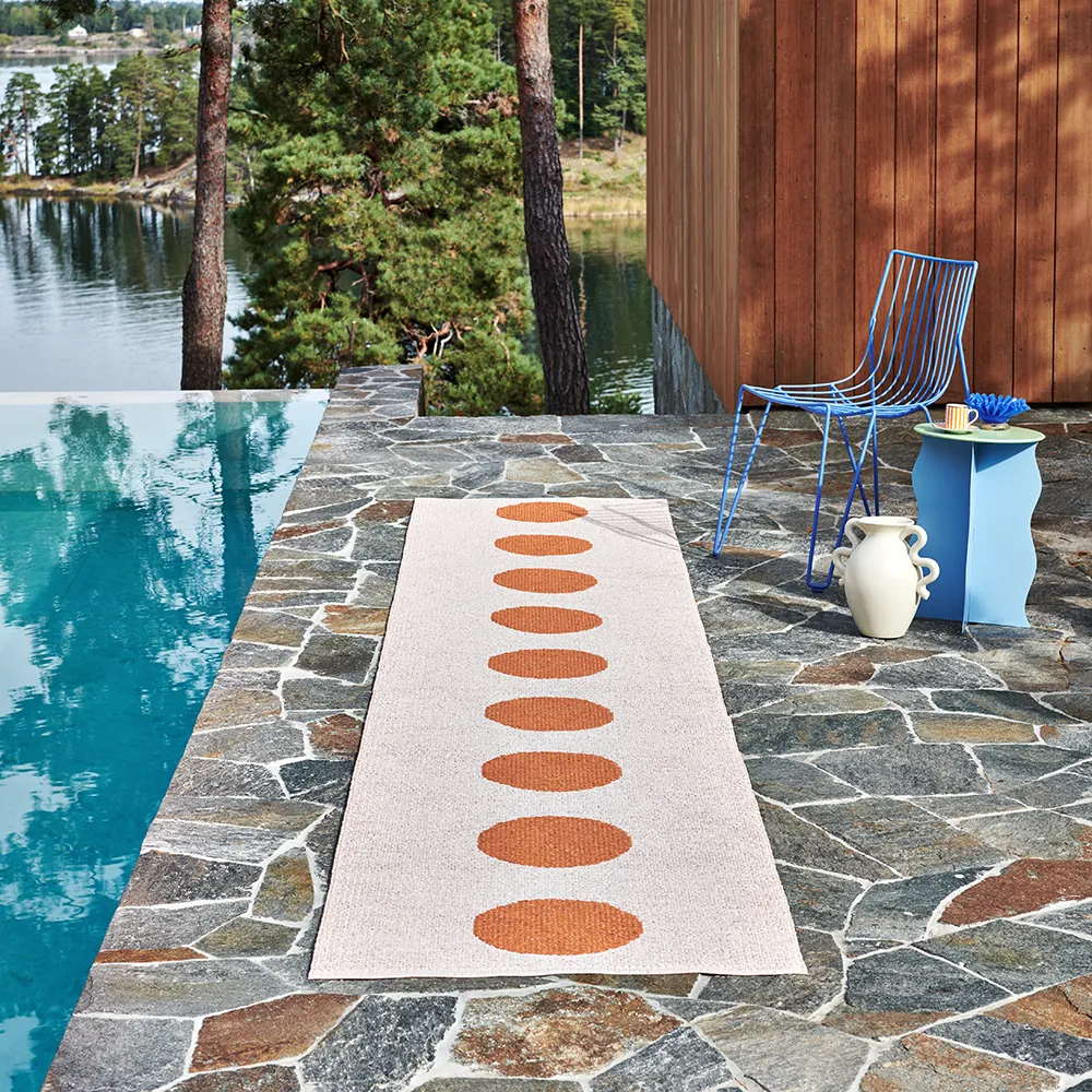 Vera Pop matta Pale Orange/Pearl Pink 70 x 360cm