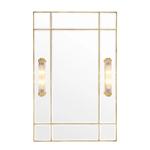 Spegel Beaumont med belysning