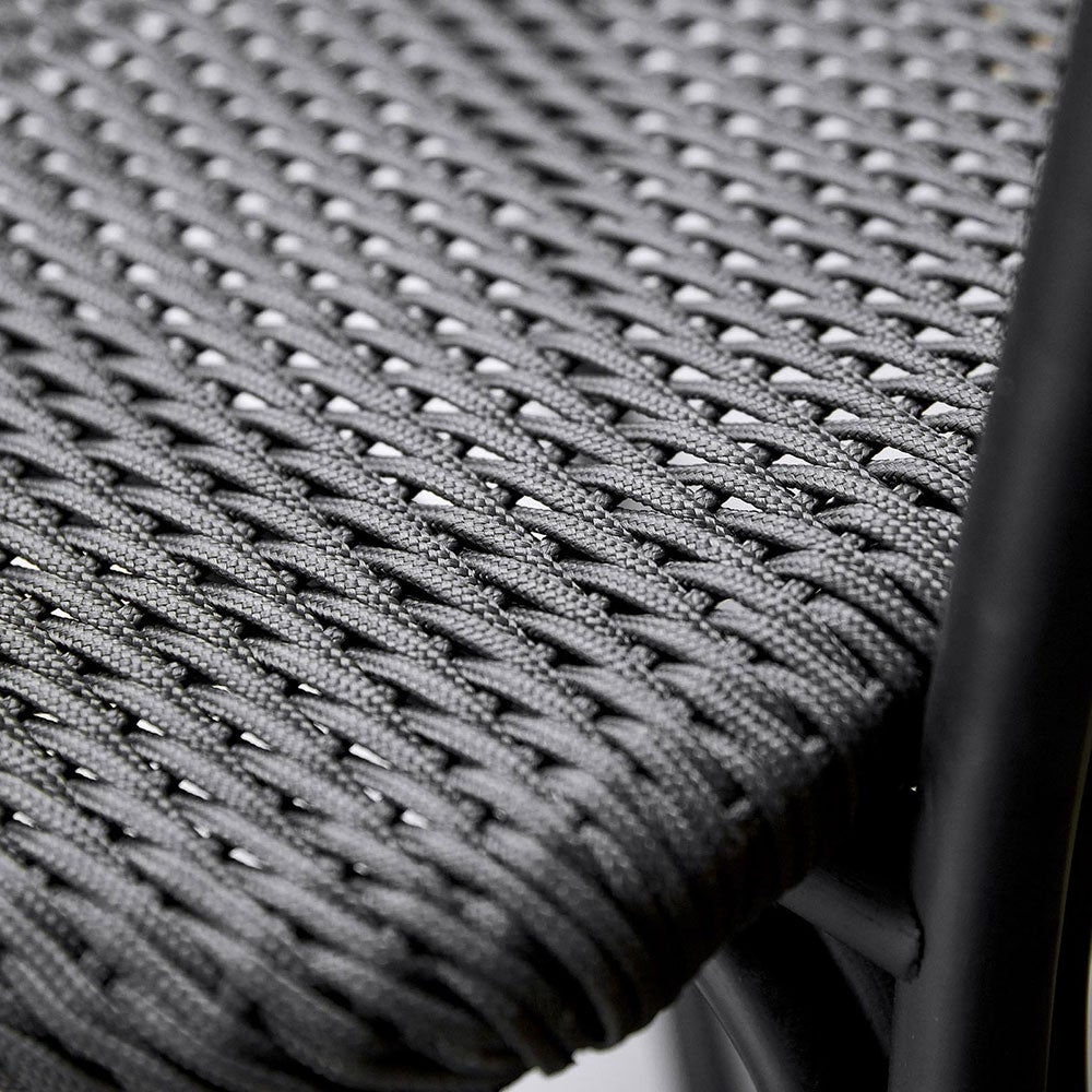 Noble karmstol rotting Svart