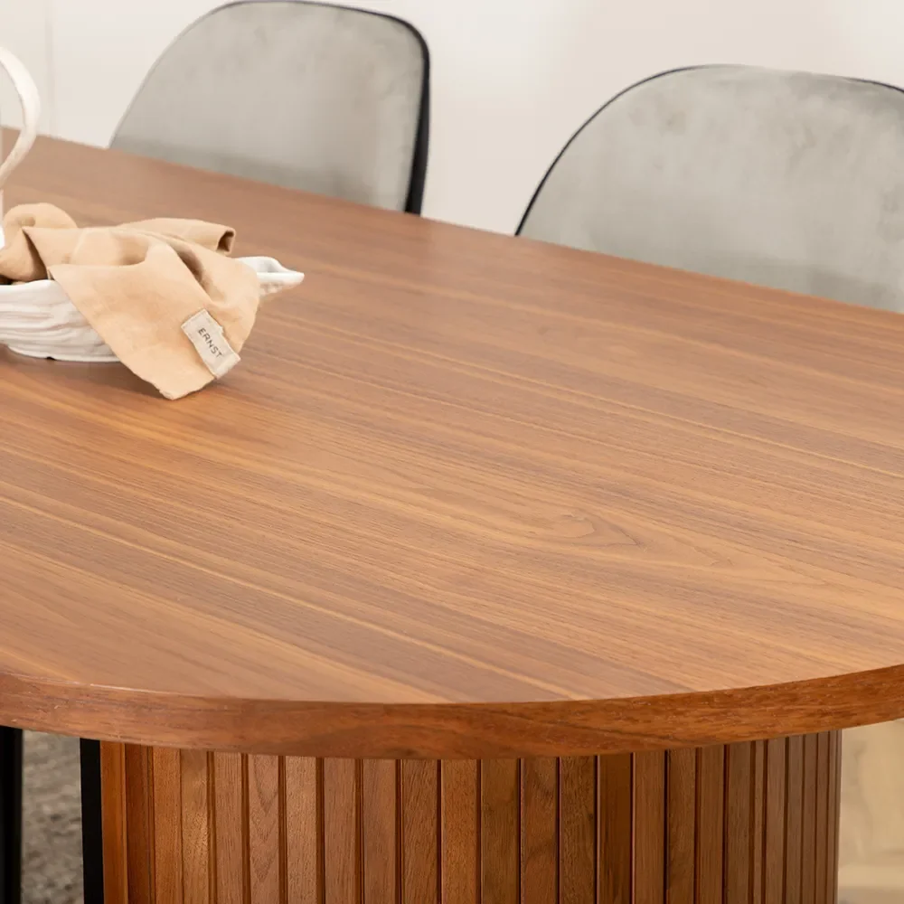 Bianca Matbord 90x200 Valnöt