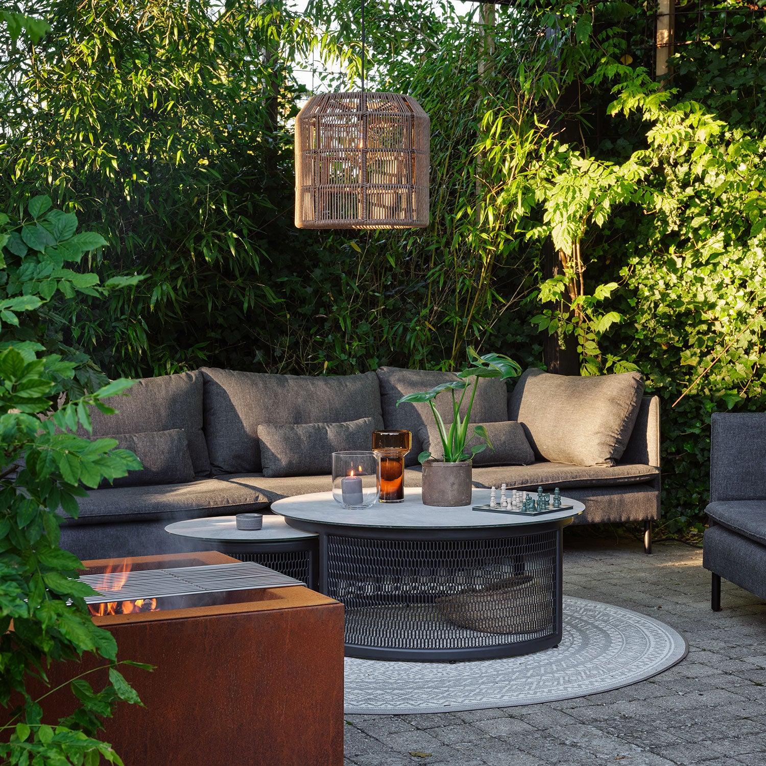 Callisto 2-sits sittdel grå 