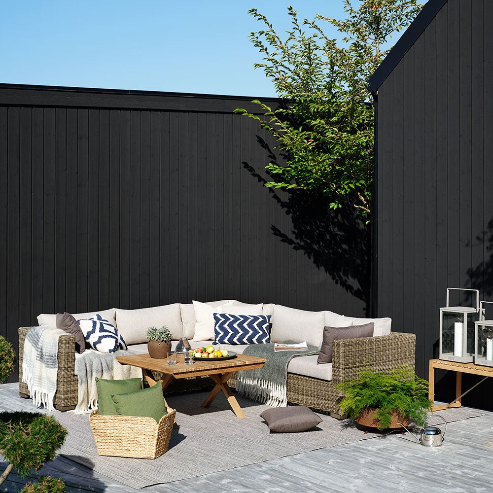 Ninja mittdel rustik konstrotting inkl vattenavvisande dynor 