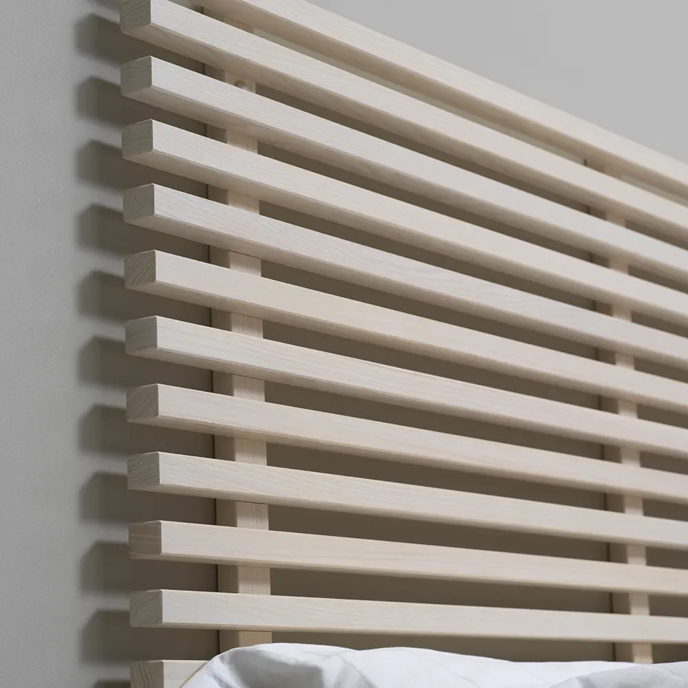 Zece Sänggavel 124 cm Vitoljad Ask