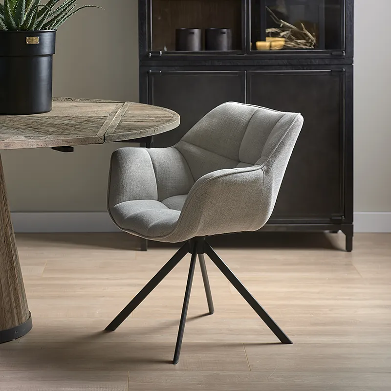 Carnaby karmstol mouliné linen fabulous flax