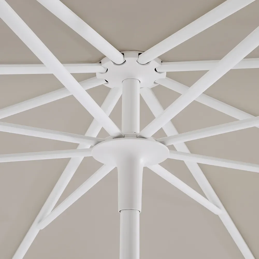 Smart parasoll 200 cm Kat.5 604 Cereal matt white