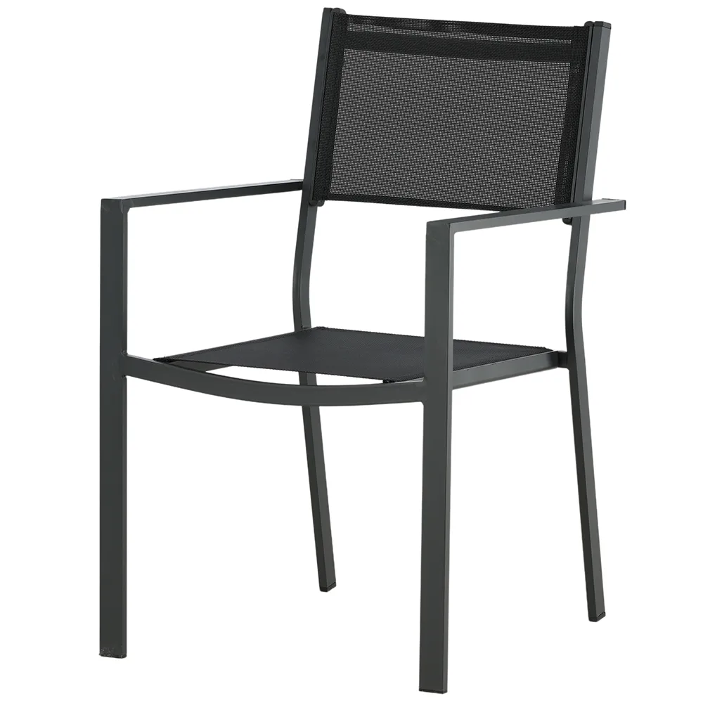 venture design, copacabana matstol svart 2-pack