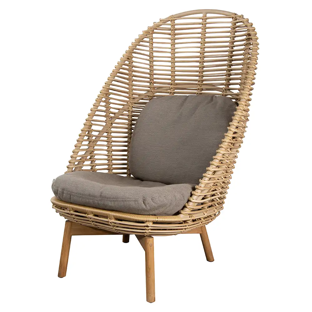 Hive dynset Taupe till hängande-/loungestol/highback fåtölj